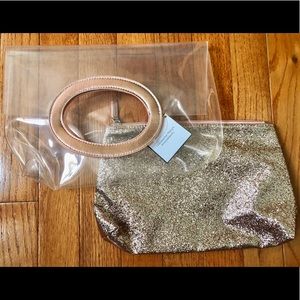 Macy’s Clutch Evening Makeup Cosmetic Travel Bag